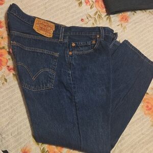 Levi's Men's Dark Blue Relaxed Jeans